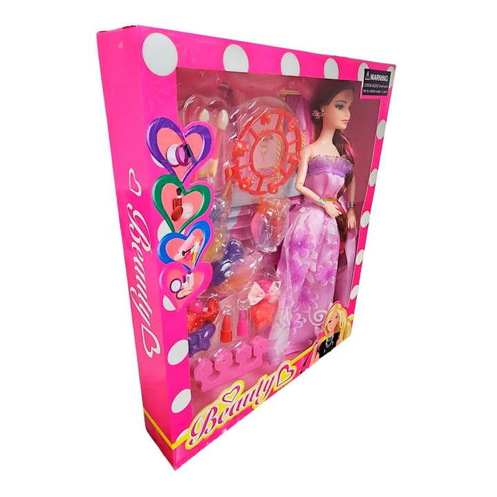 Muñeca Vestido Accesorios Belleza Reinado Juguete Niñas