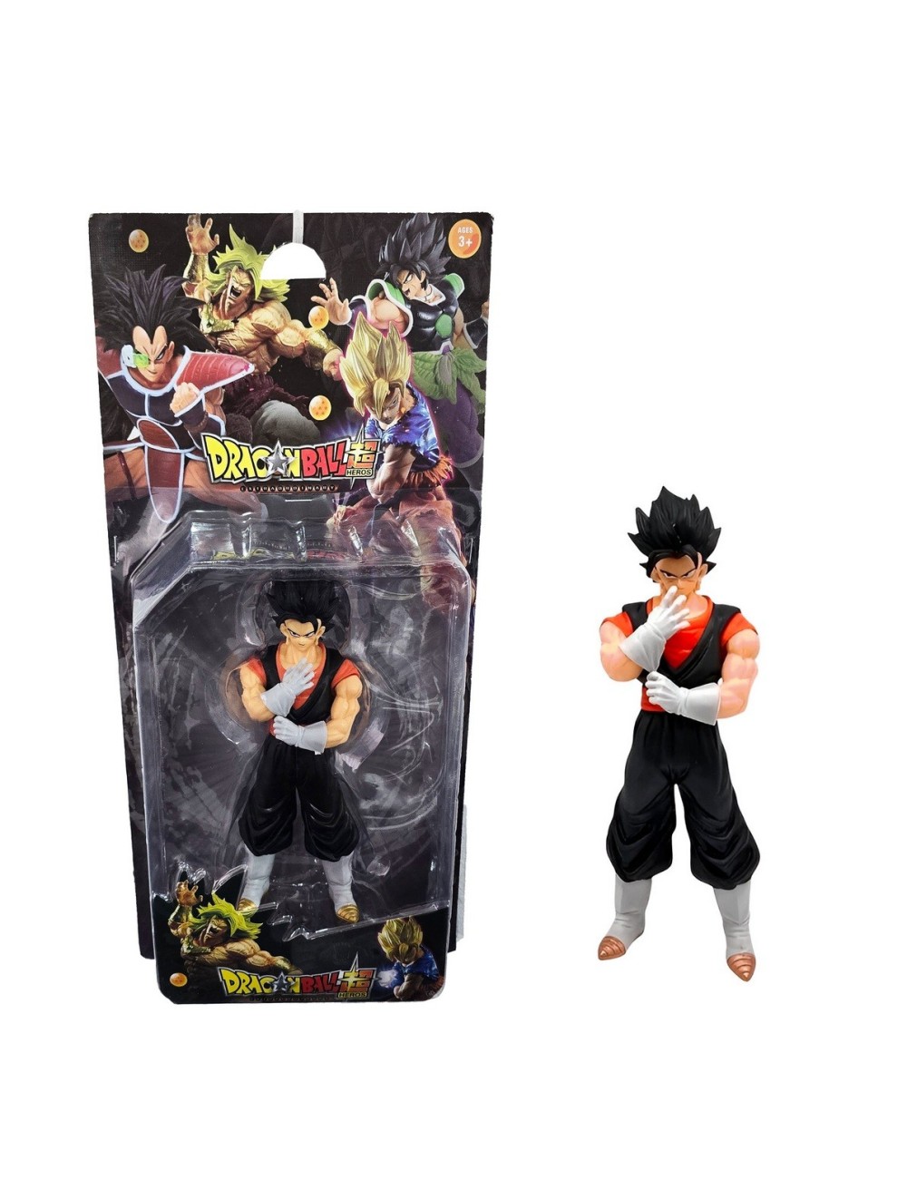 Figura Dragon Ball Z Goku Super Vegeta Negra Coleccionable