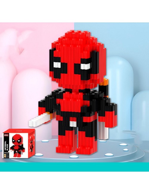 Comic Deadpool Juguete Armable Armatodo Construcción Niños