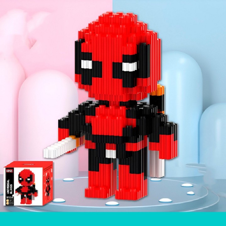 Comic Deadpool Juguete Armable Armatodo Construcción Niños