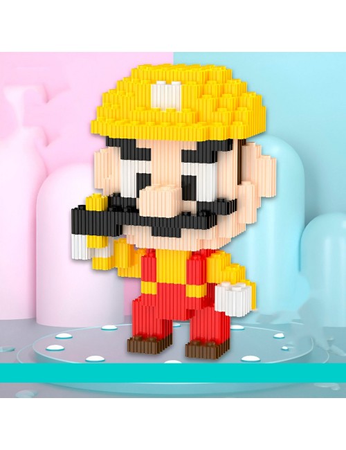 Super Mario Bros Juguete Armable Armatodo Construcción Niños