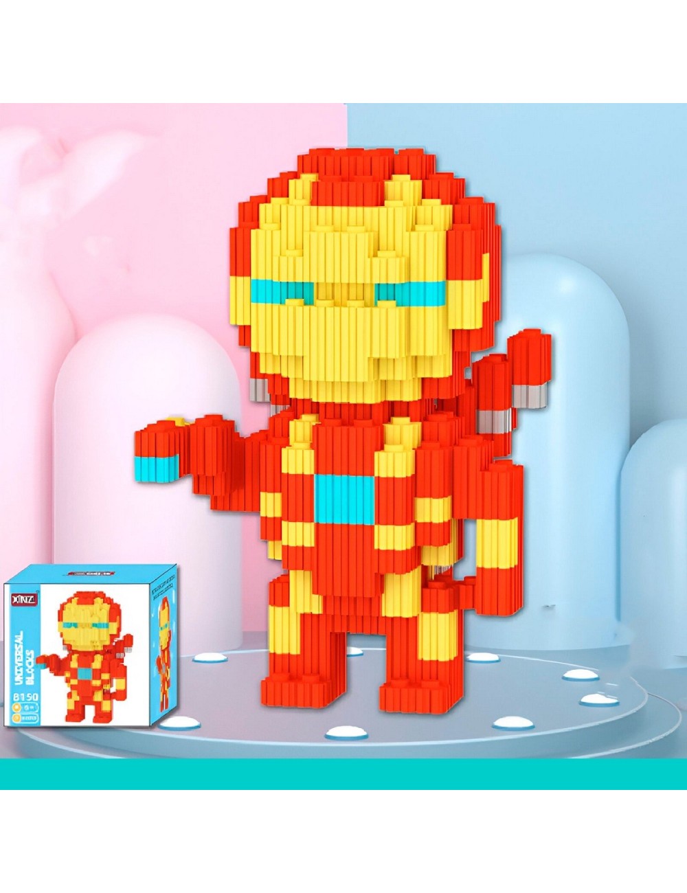 Iron Man Anime Juguete Armable Armatodo Construcción Niños