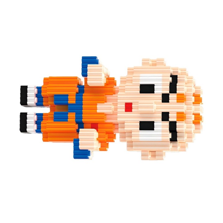 Krilin Goku Anime Juguete Armable Armatodo Construcción