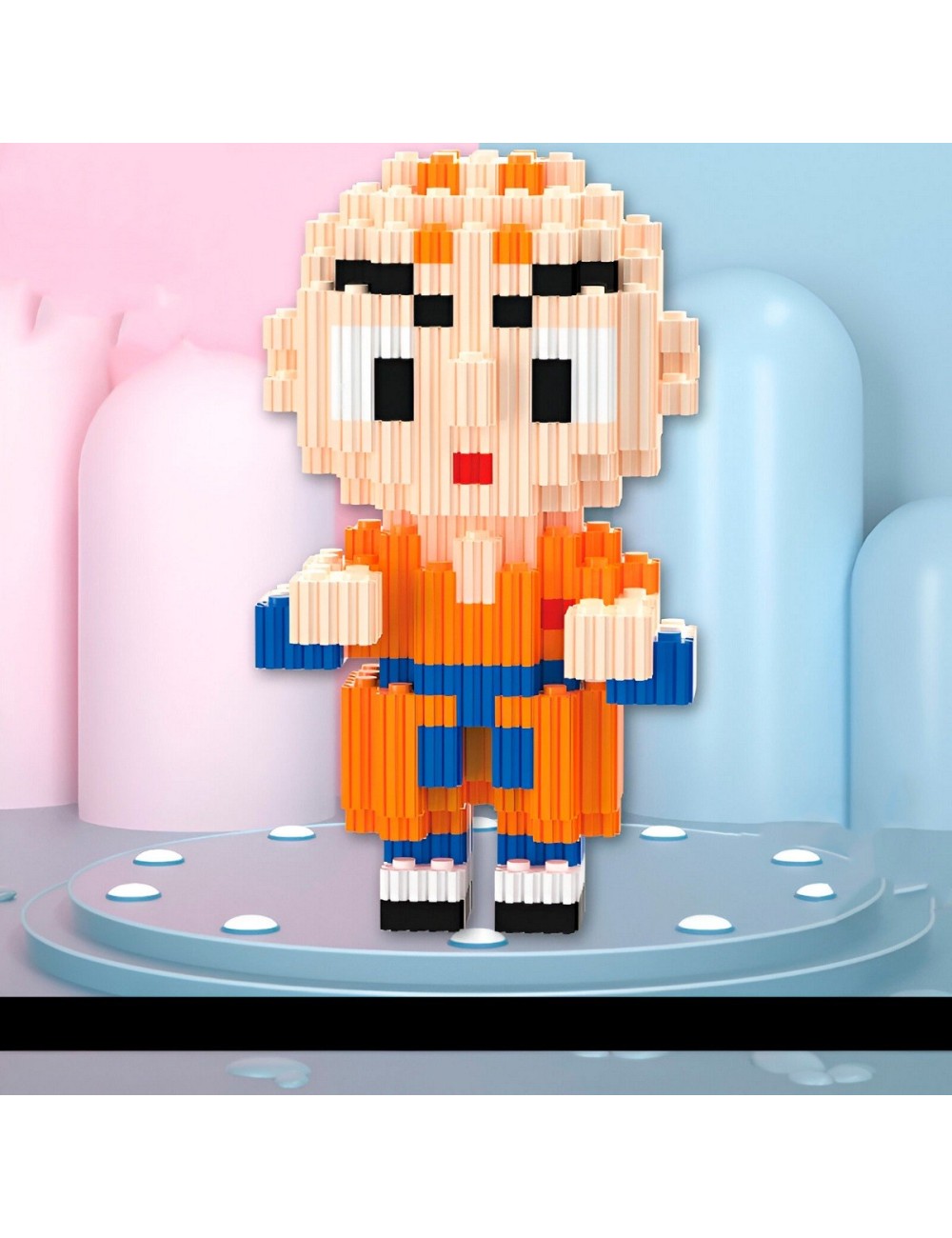 Krilin Goku Anime Juguete Armable Armatodo Construcción