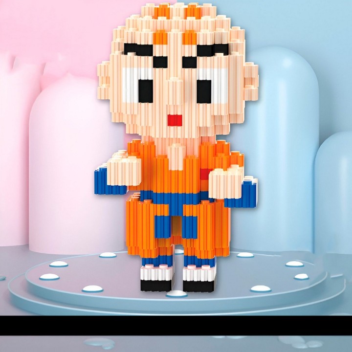 Krilin Goku Anime Juguete Armable Armatodo Construcción