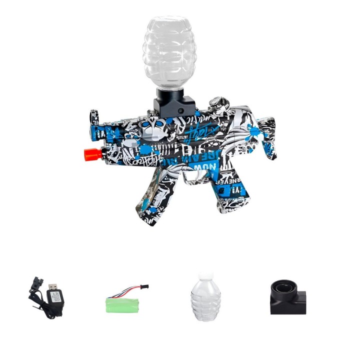 Pistola De Hidrogel Ak-47 Automatica Recargable + Accesorios