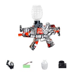 Pistola De Hidrogel Ak-47 Automatica Recargable + Accesorios