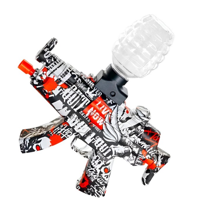 Pistola De Hidrogel Ak-47 Automatica Recargable + Accesorios
