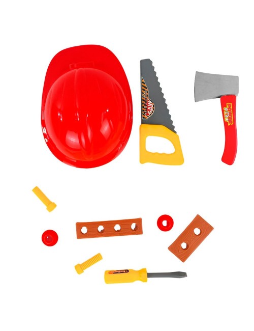Juguete Niños Set De Herramientas Juego Kit Casco Sierra