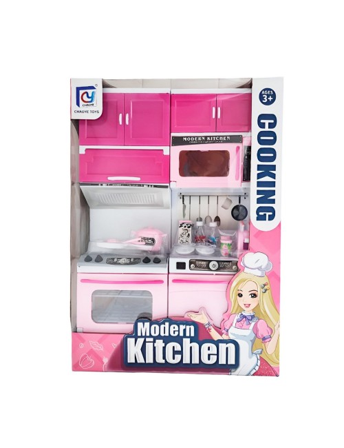 Cocina Muñecas Horno Luz Sonido 2 Modulos Juguete Niñas