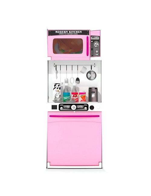 Cocina Muñecas Horno Luz Sonido 2 Modulos Juguete Niñas