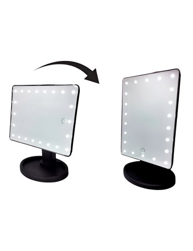 Espejo Con Luces Para Maquillaje Portable + Baterias