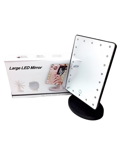 Espejo Con Luces Para Maquillaje Portable + Baterias