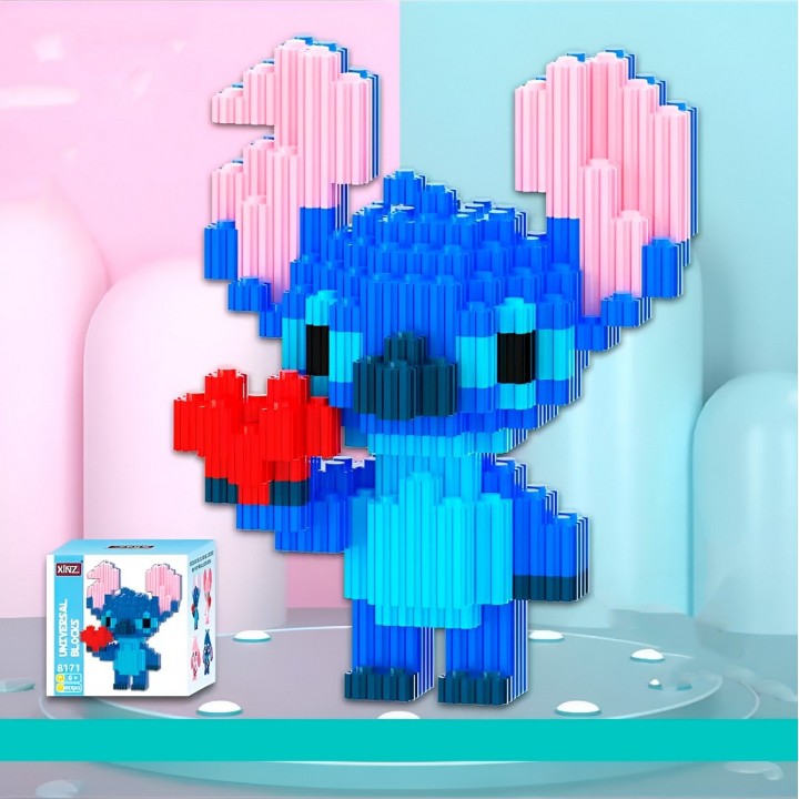 Stitch Corazon Juguete Armable Armatodo Construcción Niños