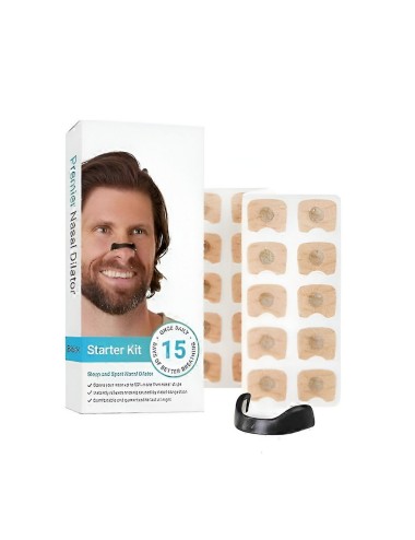 Kit De 4 Pinzas Nasales Imán Magnéticas Antironquidos