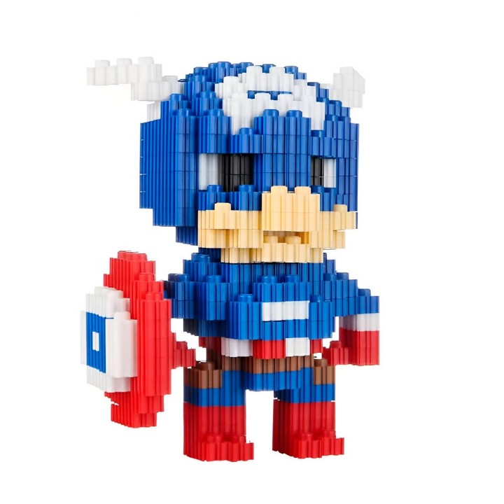Capitan America Juguete Armable Armatodo Construcción