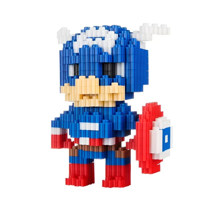 Capitan America Juguete Armable Armatodo Construcción