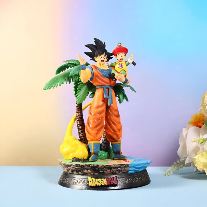 Figura Accion Coleccionable Dragon Ball Z Goku Y Son Gohan