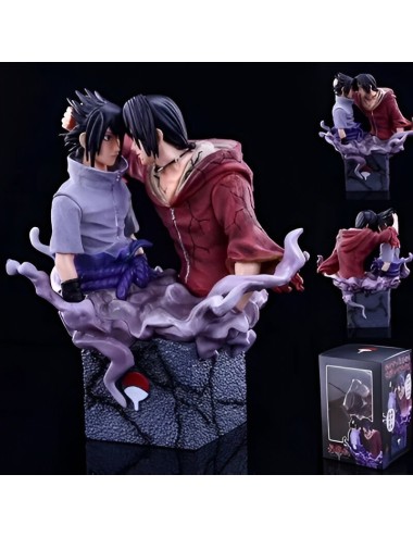 Figura Accion Coleccionable Naruto Itachi Y Sasuke Uchiha