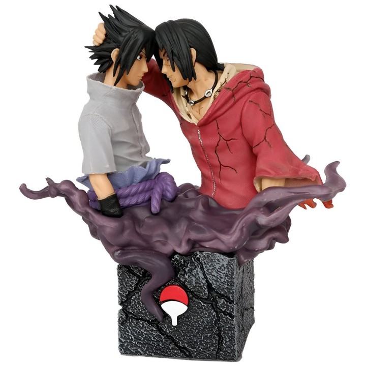 Figura Accion Coleccionable Naruto Itachi Y Sasuke Uchiha