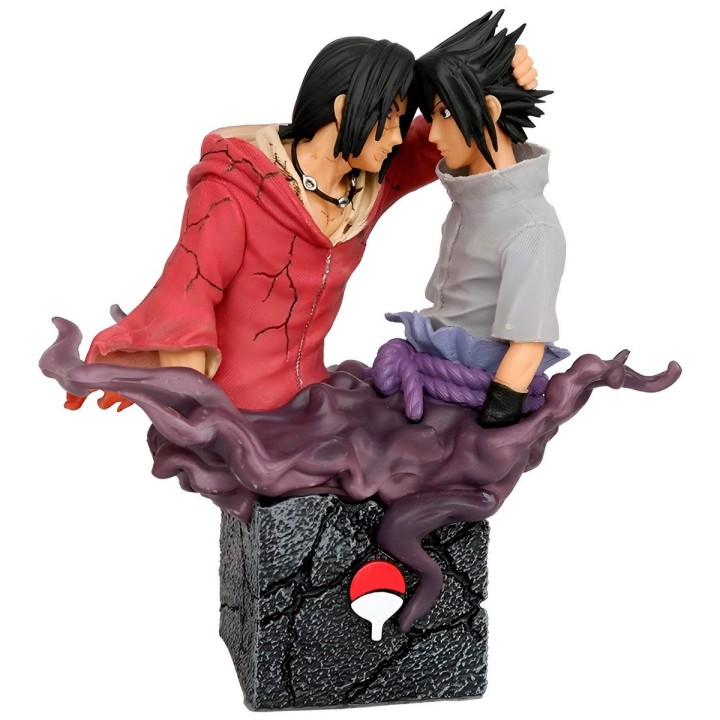 Figura Accion Coleccionable Naruto Itachi Y Sasuke Uchiha