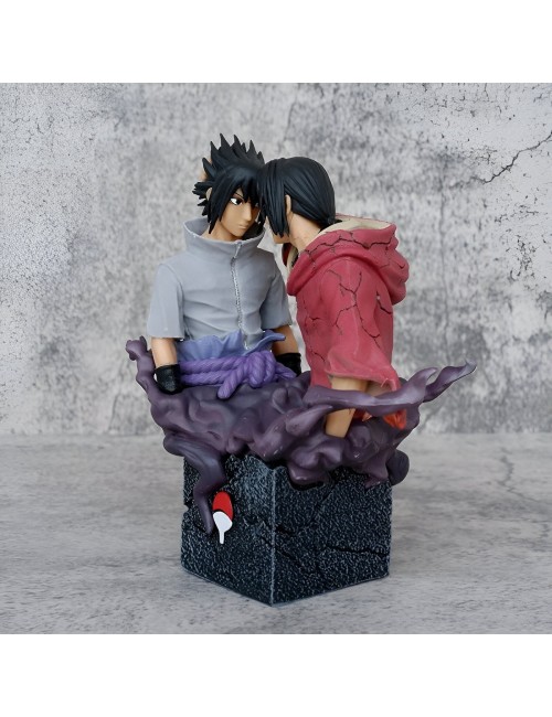 Figura Accion Coleccionable Naruto Itachi Y Sasuke Uchiha