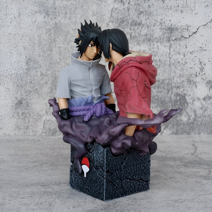 Figura Accion Coleccionable Naruto Itachi Y Sasuke Uchiha