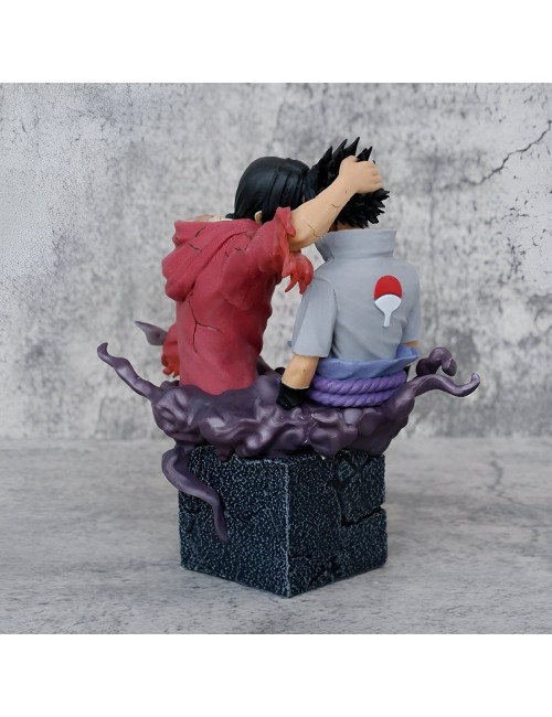 Figura Accion Coleccionable Naruto Itachi Y Sasuke Uchiha