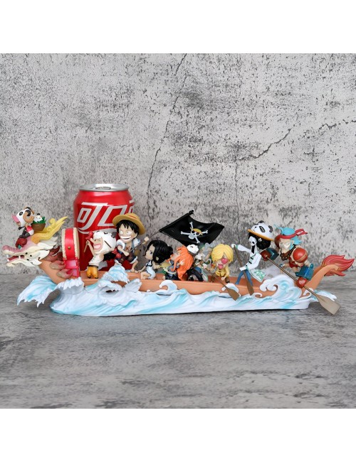 Figura Accion Coleccionable One Piece Barco Personajes