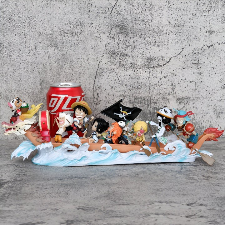 Figura Accion Coleccionable One Piece Barco Personajes