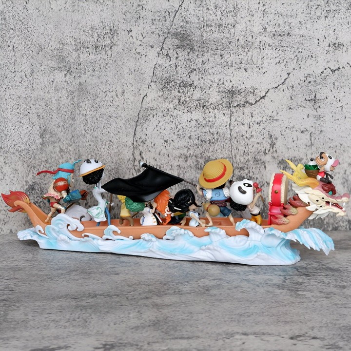 Figura Accion Coleccionable One Piece Barco Personajes