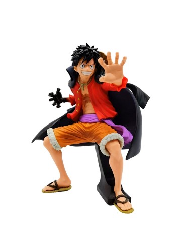 Figura Accion Coleccionable One Piece Luffy Capa Negra