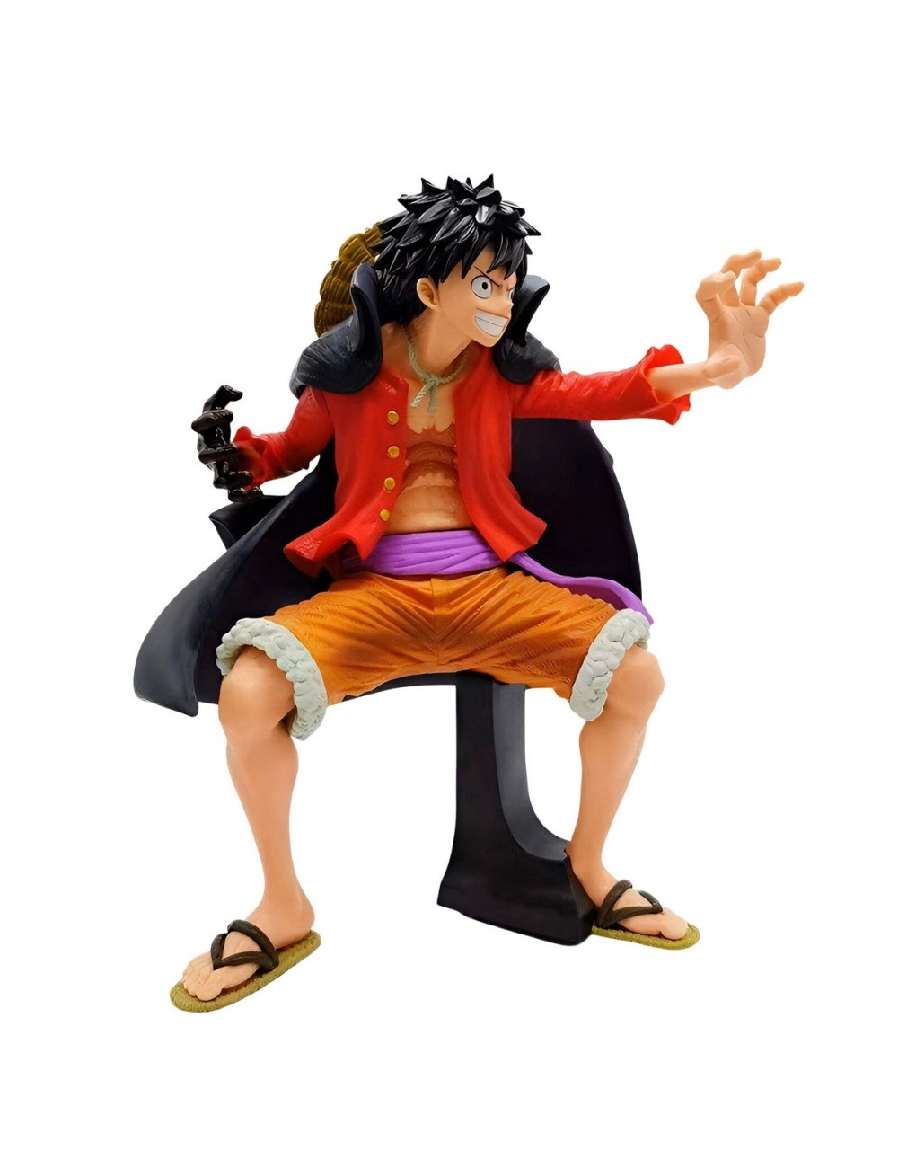 Figura Accion Coleccionable One Piece Luffy Capa Negra