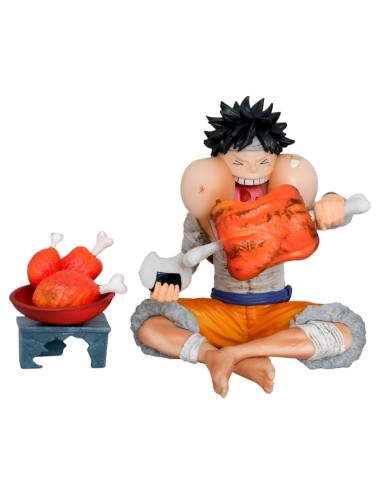 Figura Accion Coleccionable One Piece Luffy Comiendo