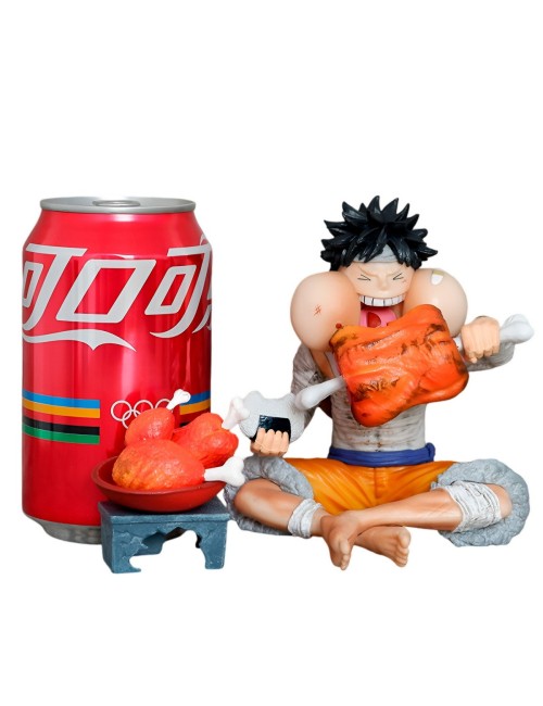 Figura Accion Coleccionable One Piece Luffy Comiendo
