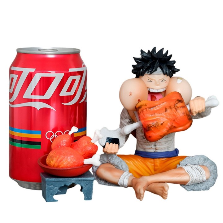Figura Accion Coleccionable One Piece Luffy Comiendo