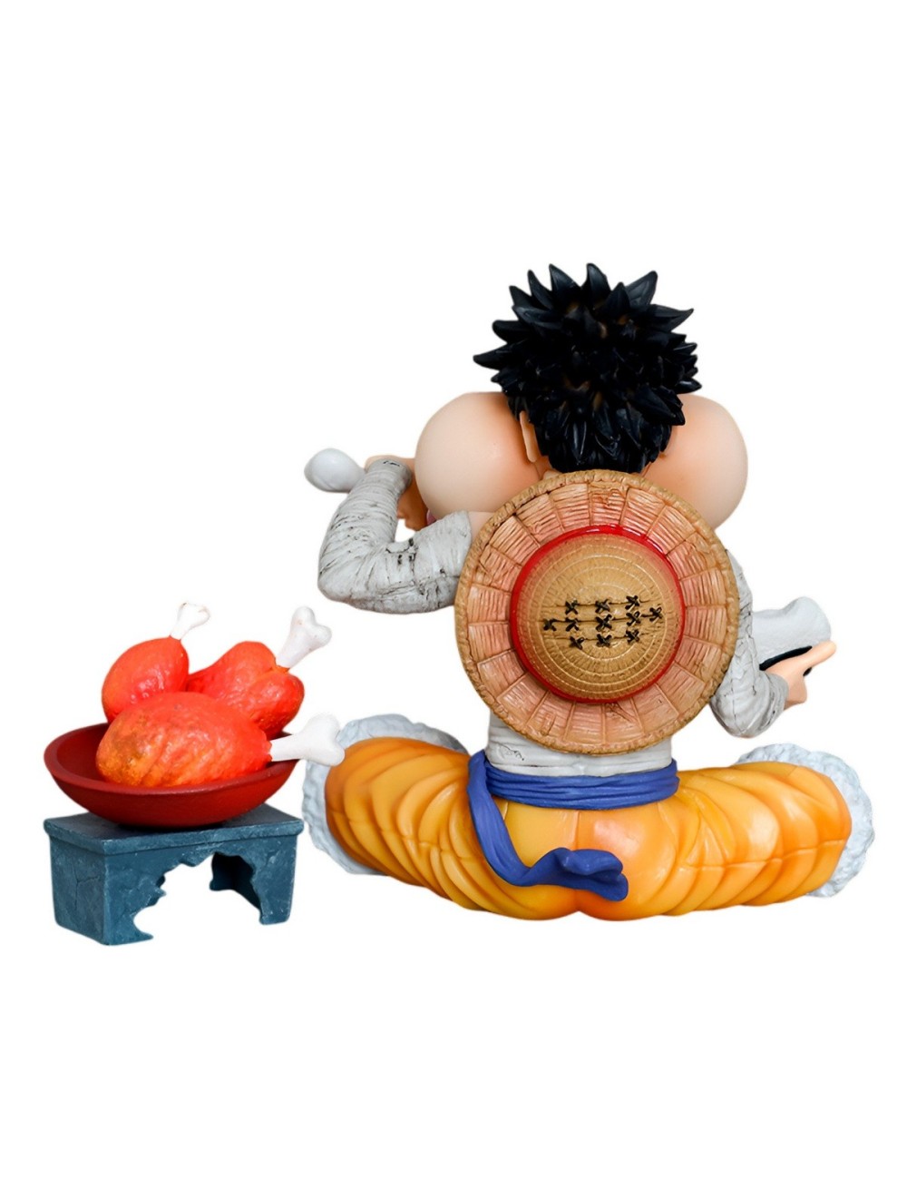 Figura Accion Coleccionable One Piece Luffy Comiendo