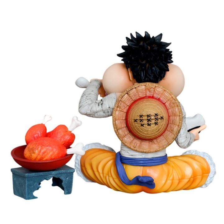 Figura Accion Coleccionable One Piece Luffy Comiendo