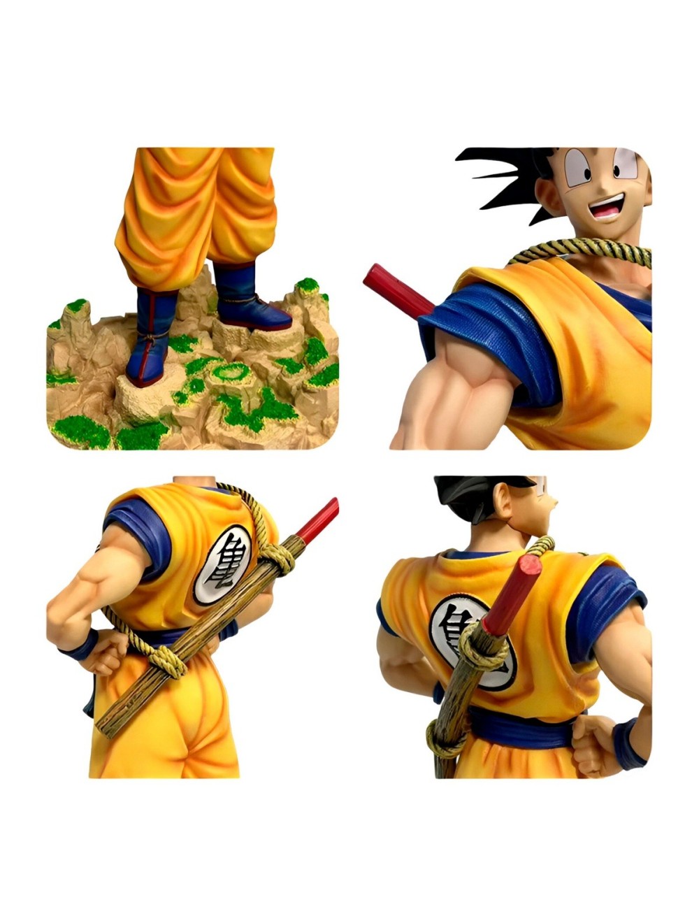 Figura De Accion Coleccionable Dragon Ball Z Goku Con Baston