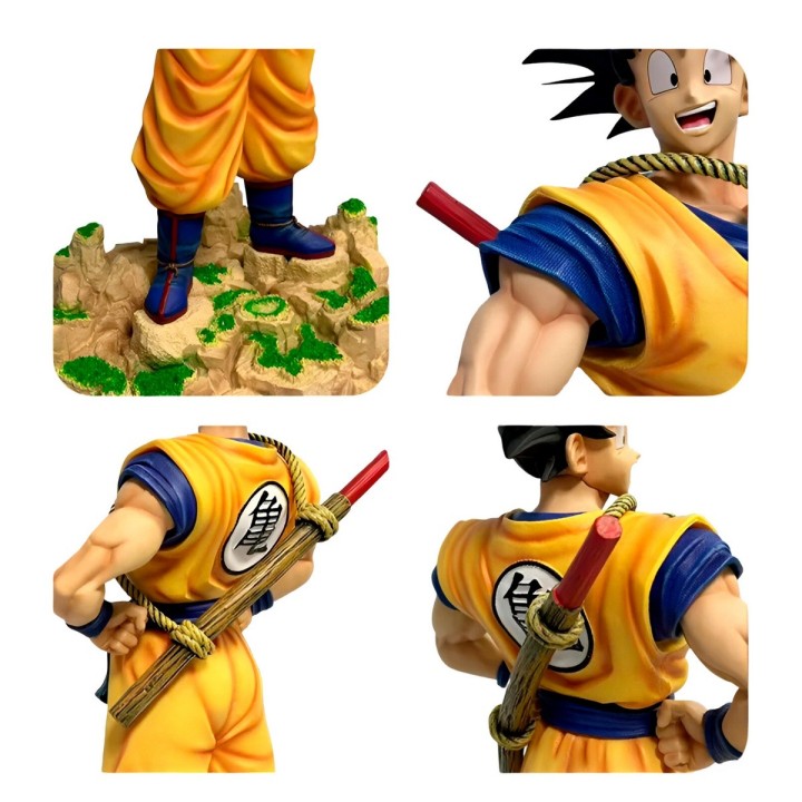 Figura De Accion Coleccionable Dragon Ball Z Goku Con Baston