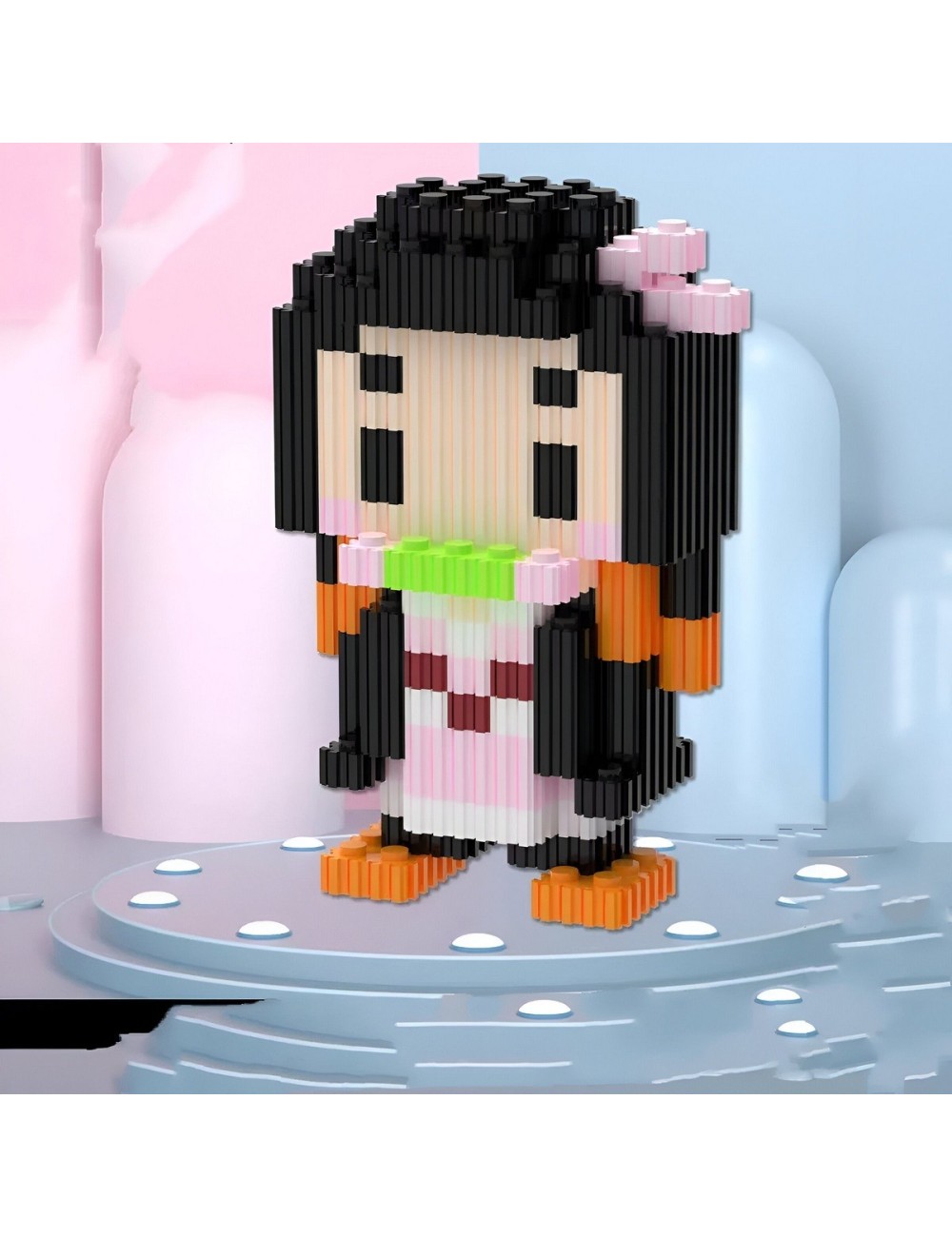 Anime Nezuko Juguete Armable Armatodo Construcción Niños