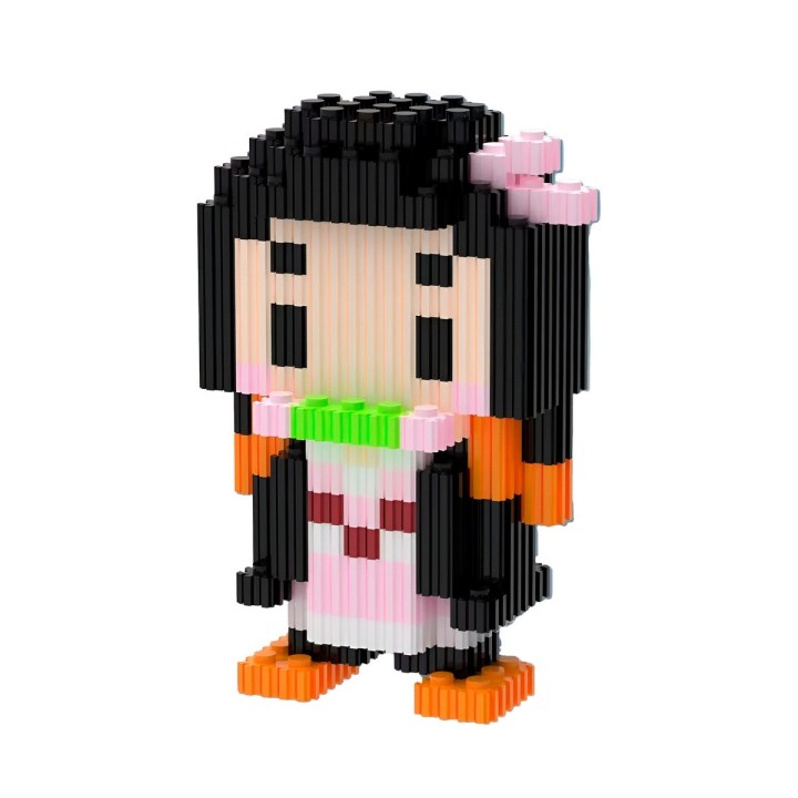Anime Nezuko Juguete Armable Armatodo Construcción Niños