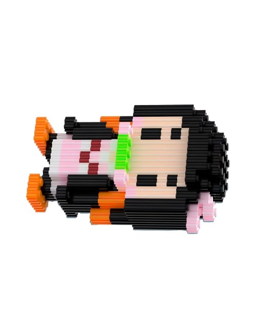 Anime Nezuko Juguete Armable Armatodo Construcción Niños