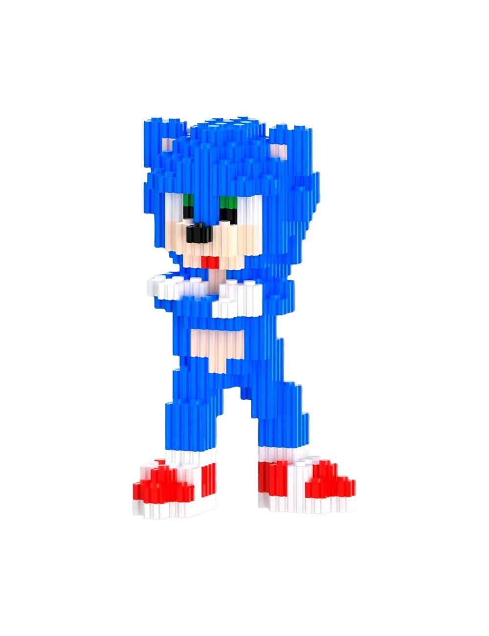Anime Sonic Azul Juguete Armable Armatodo Construcción Niños