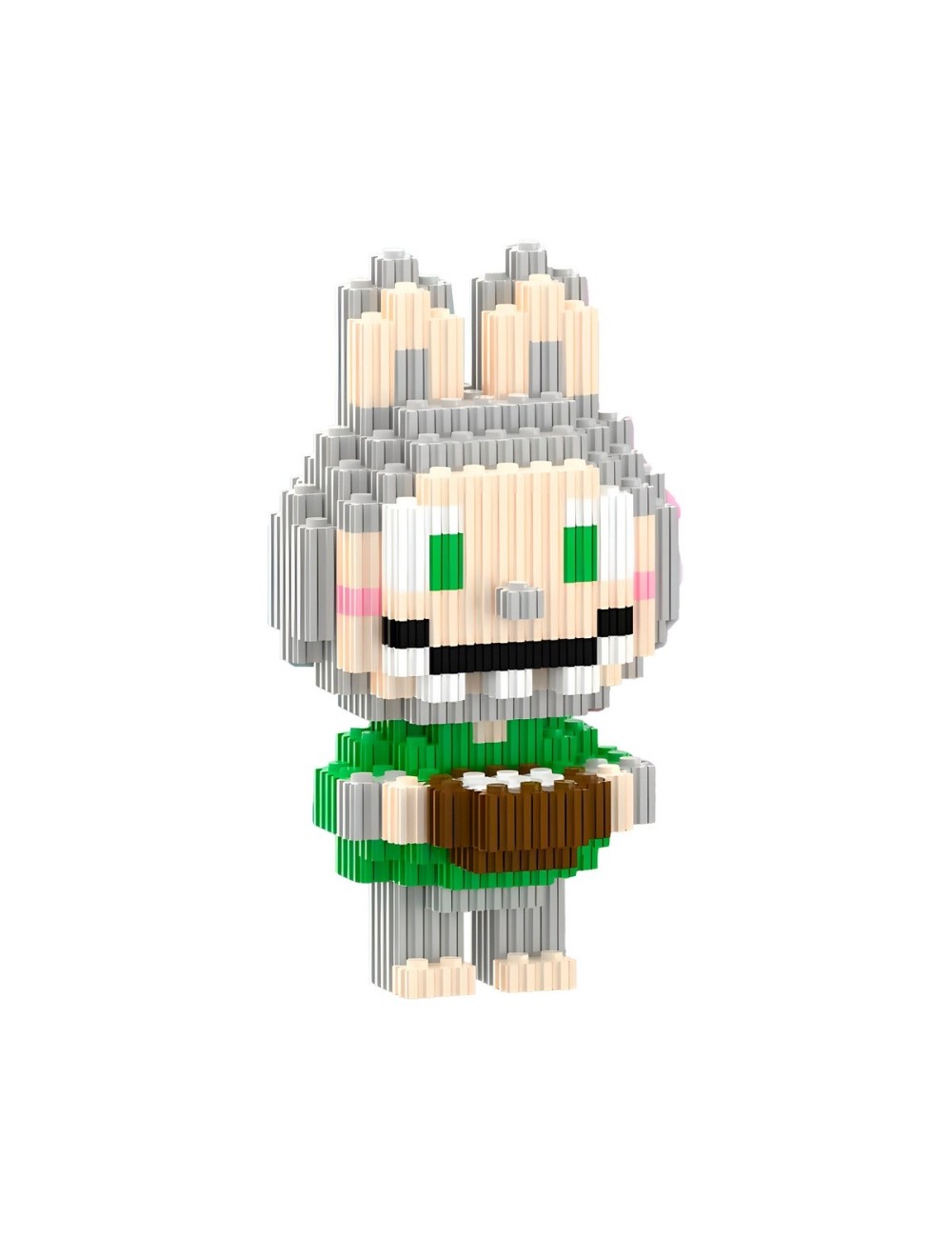 Labubu Gris Juguete Armable Armatodo Construcción