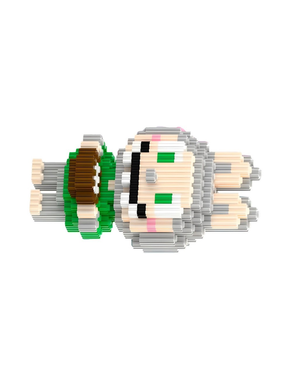 Labubu Gris Juguete Armable Armatodo Construcción