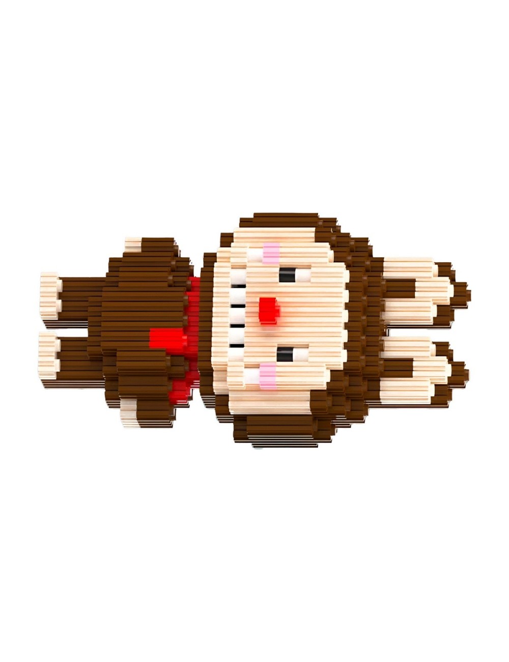 Labubu Marron Juguete Armable Armatodo Construcción