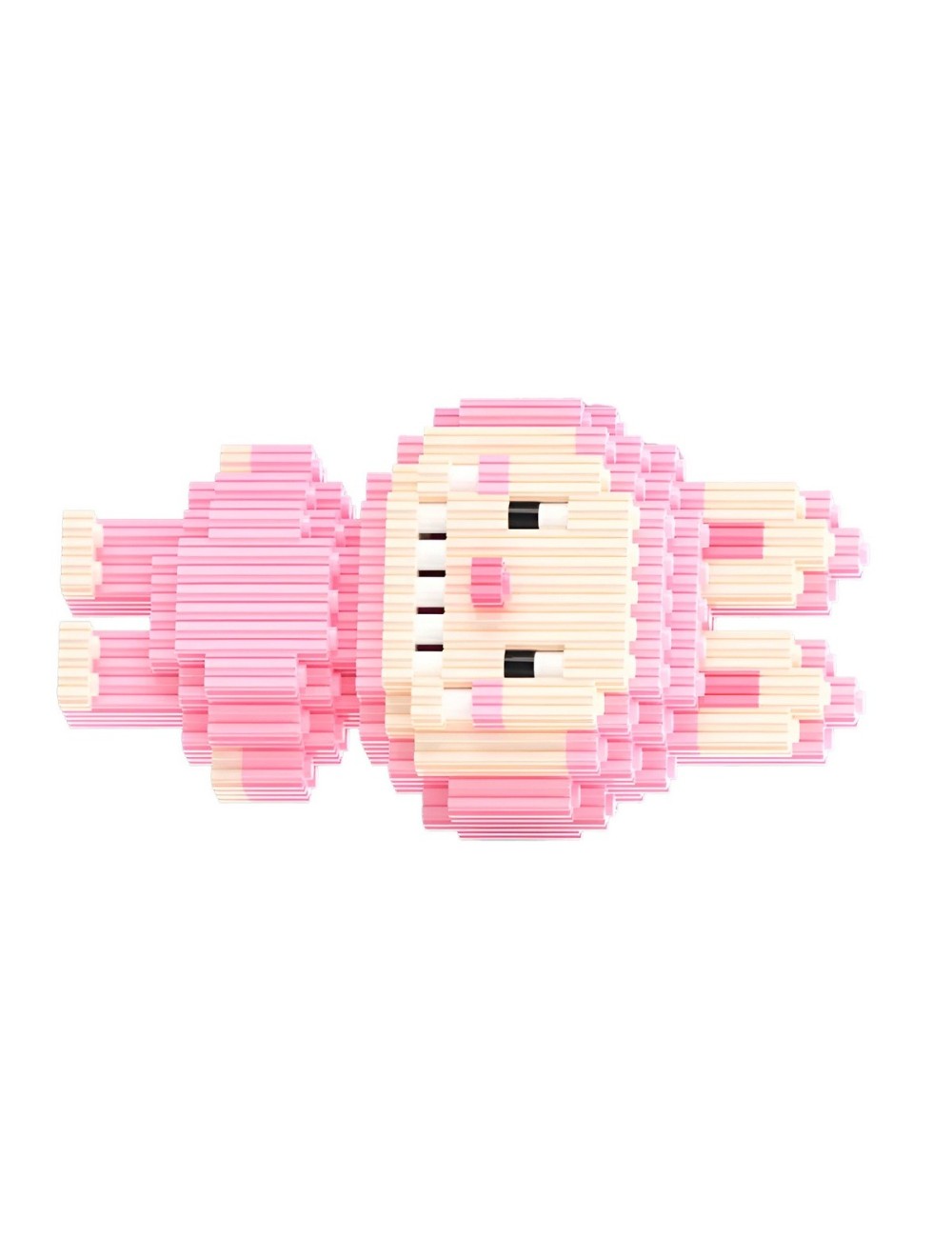 Labubu Rosa Juguete Armable Armatodo Construcción