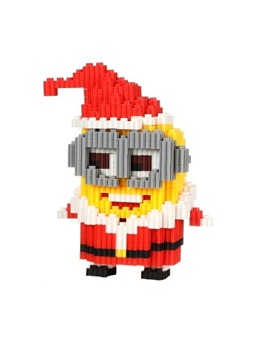 Minnion Navidad Juguete Armable Armatodo Construcción Niños