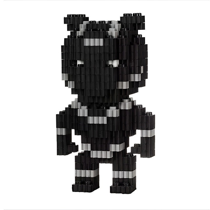 Pantera Negra Juguete Armable Armatodo Construcción Niños